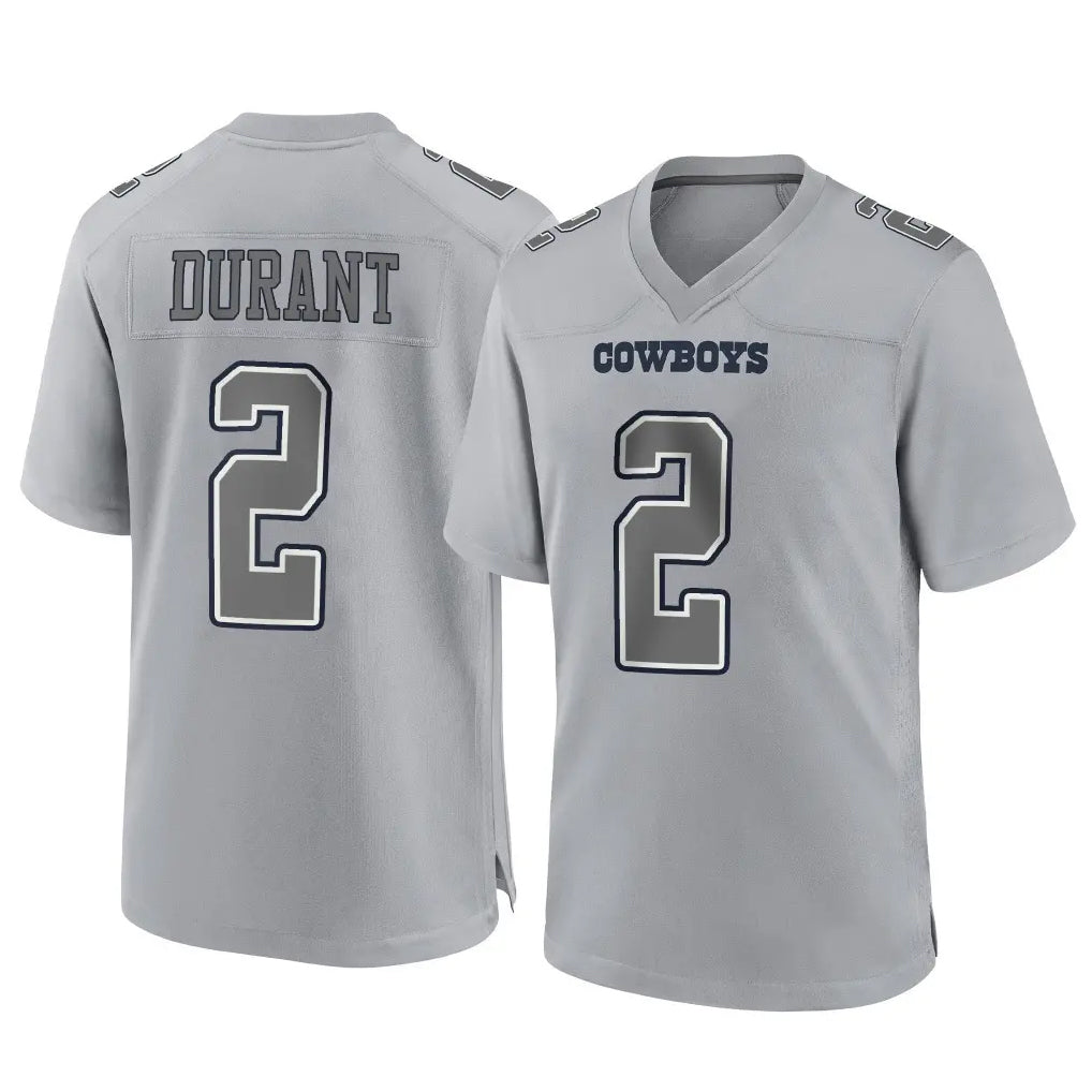 D.Cowboys #2 Cobie Durant Player Gray Atmosphere Fashion Home Game Xdoa Stitched Jerseys