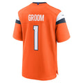 Kdoa D.Broncos #1 Groom Orange Game Jersey