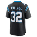 Kdoa C.Panthers #32 Trevin Wallace Black Team Game Jersey