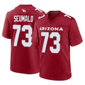 A.Cardinals #73 Isaac Seumalo Player Cardinal Limited Home Game Kdoa Stitched Jerseys
