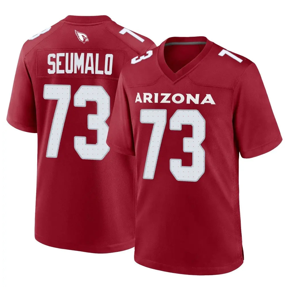 A.Cardinals #73 Isaac Seumalo Player Cardinal Limited Home Game Kdoa Stitched Jerseys