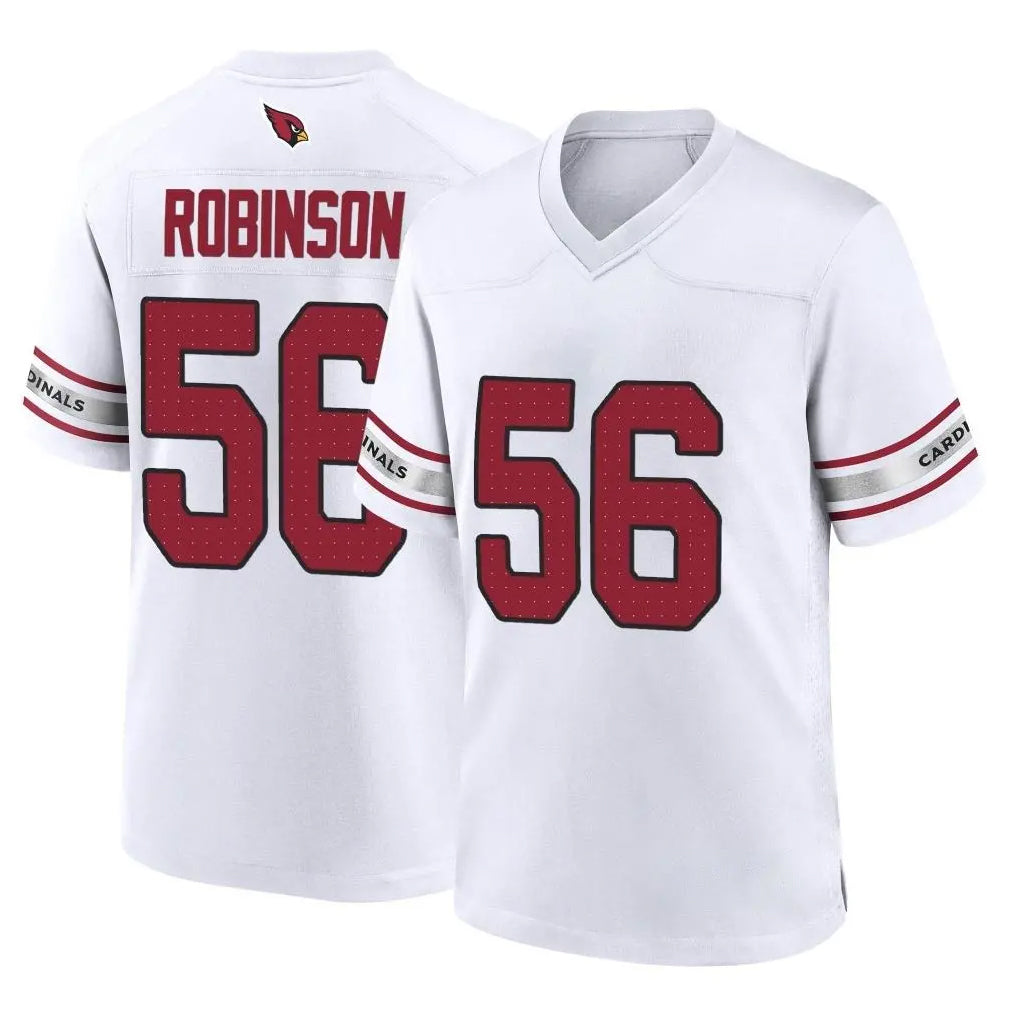 A.Cardinals #56 Darius Robinson Player White Home Game Kdoa Stitched Jerseys