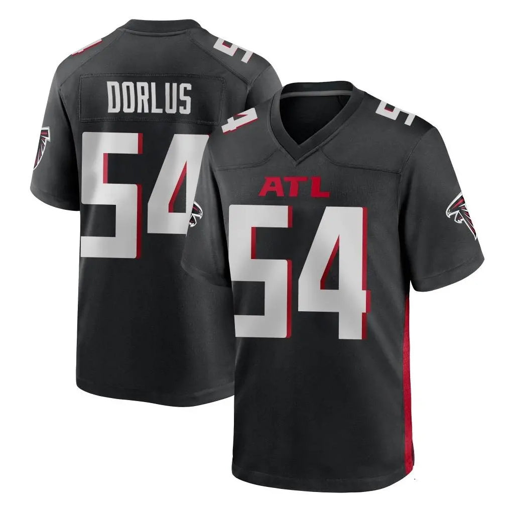 A.Falcons #54 Brandon Dorlus Player Black Home Game Kdoa Stitched Jerseys