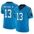 C.Panthers #13 John Metchie III Player Blue Vapor F.U.S.E. Limited Home Game Kdoa Stitched Jerseys