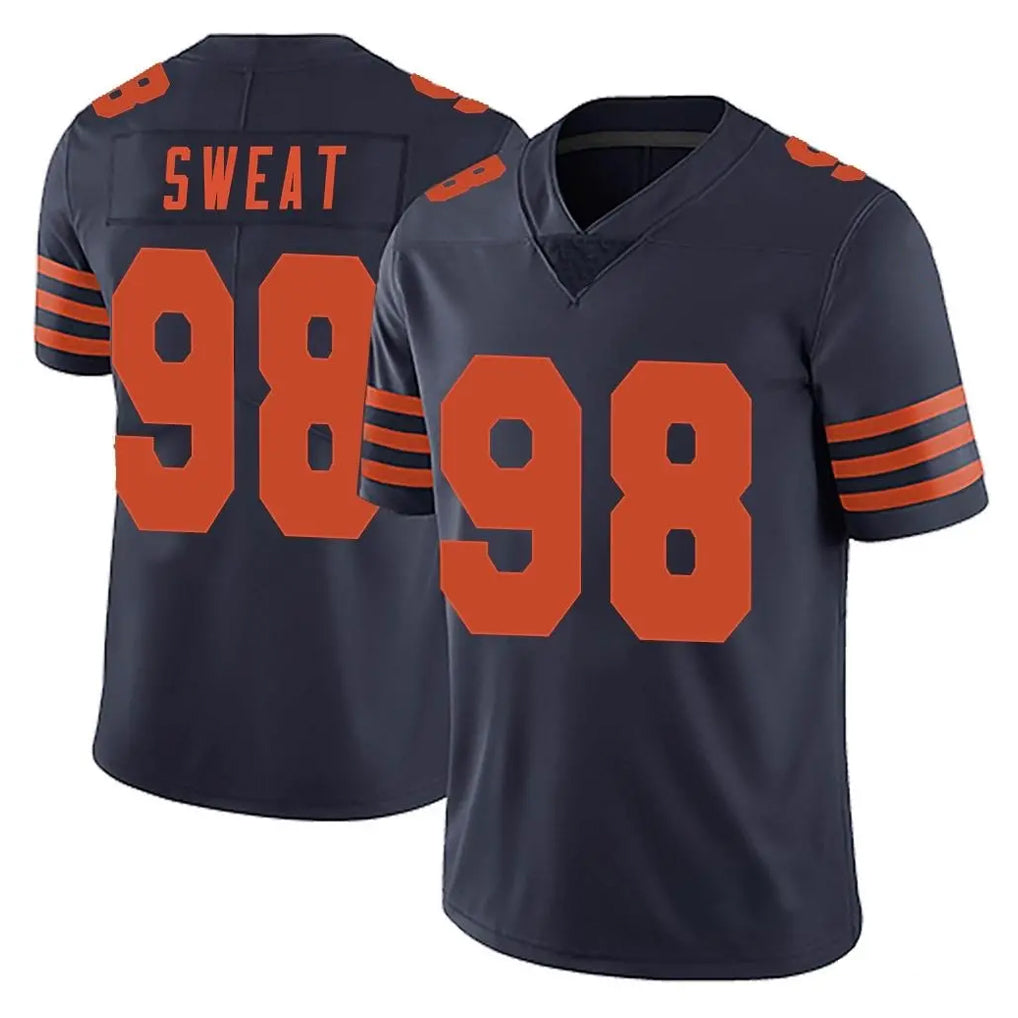 C.Bears #98 Montez Sweat Player Navy Blue Alternate Vapor Untouchable Limited Kdoa Stitched Jerseys