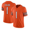 C.Bears #1 Jaylon Johnson Player Orange Vapor F.U.S.E. Limited Home Game Kdoa Stitched Jerseys