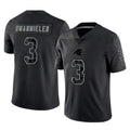C.Panthers #3 Princely Umanmielen Player Black Limited Reflective Game Kdoa Stitched Jerseys