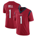 H.Texans #1 Tank Dell Player Red Limited Vapor Untouchable Home Game Kdoa Stitched Jerseys