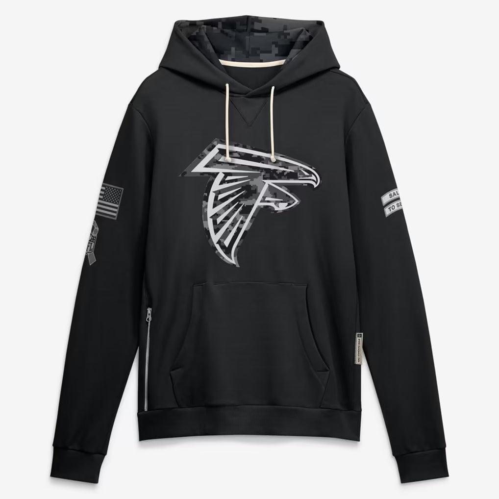 A.Falcons 2026 Black Logo Pullover Hoodies Limited Game Kdoa Stitched Jerseys