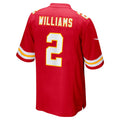 Kdoa KC.Chiefs #2 Joshua Williams Red Game Jersey