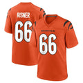 C.Bengals #66 Dalton Risner Player Orange Home Game Kdoa Stitched Jerseys