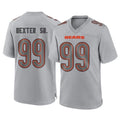 C.Bears #99 Gervon Dexter Sr. Player Gray Atmosphere Fashion Game Kdoa Stitched Jerseys