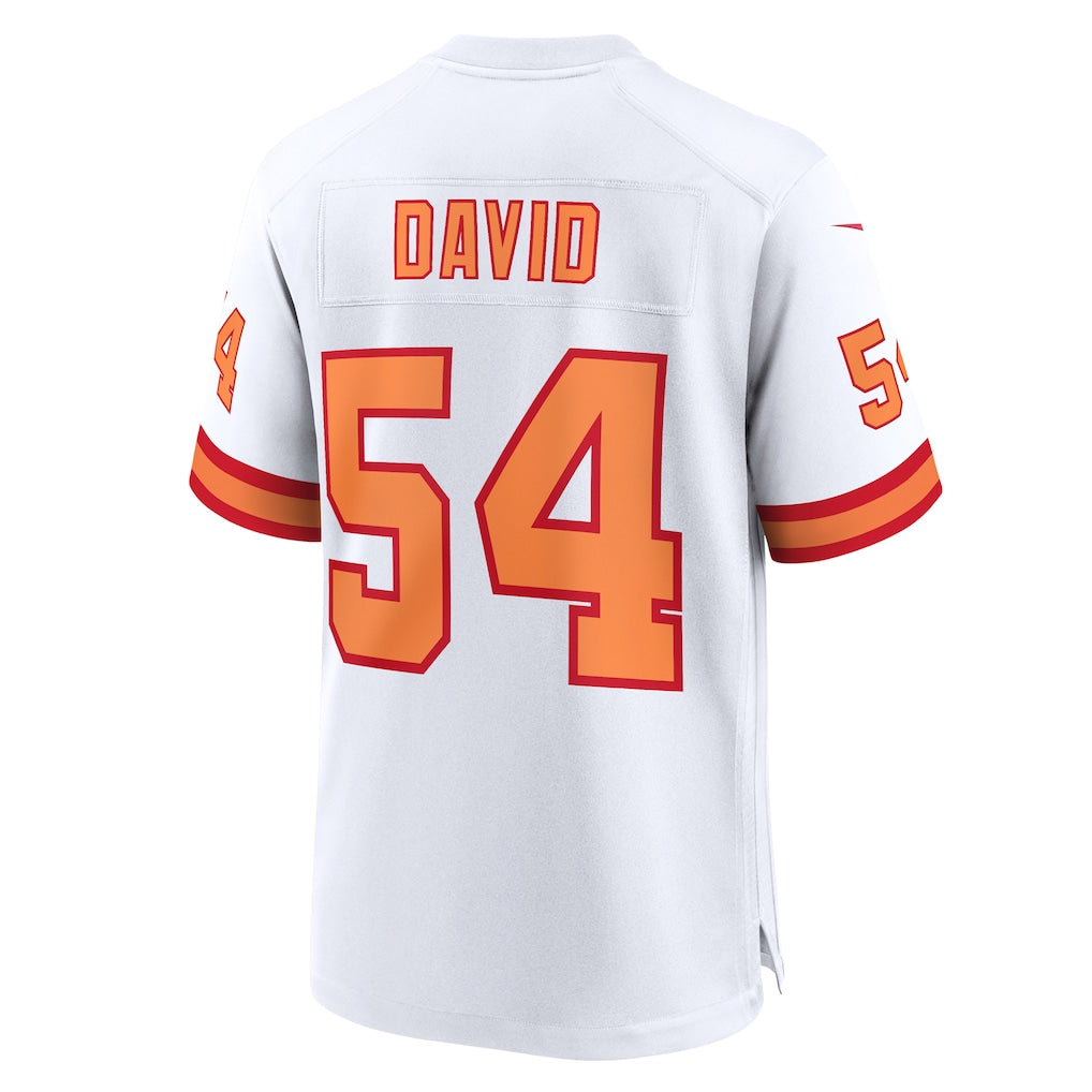 Kdoa TB.Buccaneers #54 Lavonte David White 50th Season Game Jersey
