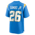 Kdoa LA.Chargers #26 Asante Samuel Jr. Powder Blue Player Game Jersey