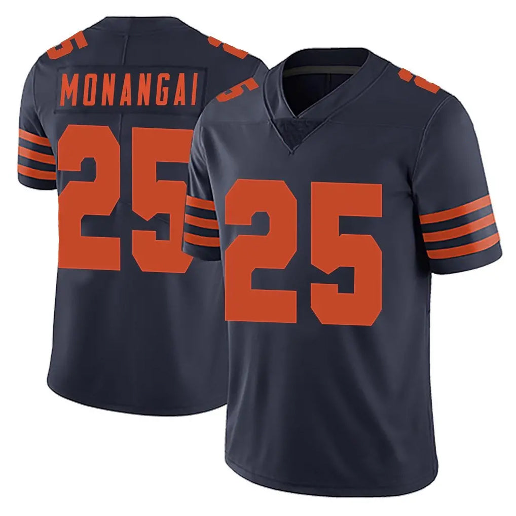 C.Bears #25 Kyle Monangai Player Navy Blue Alternate Vapor Untouchable Limited Kdoa Stitched Jerseys