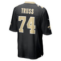 Kdoa NO.Saints #74 Xavier Truss Black Team Game Jersey