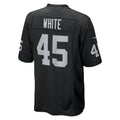 Kdoa LV.Raiders #45 Devin White Black Team Game Jersey