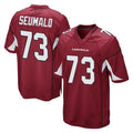 A.Cardinals #73 Isaac Seumalo Player Cardinal Home Game Kdoa Stitched Jerseys