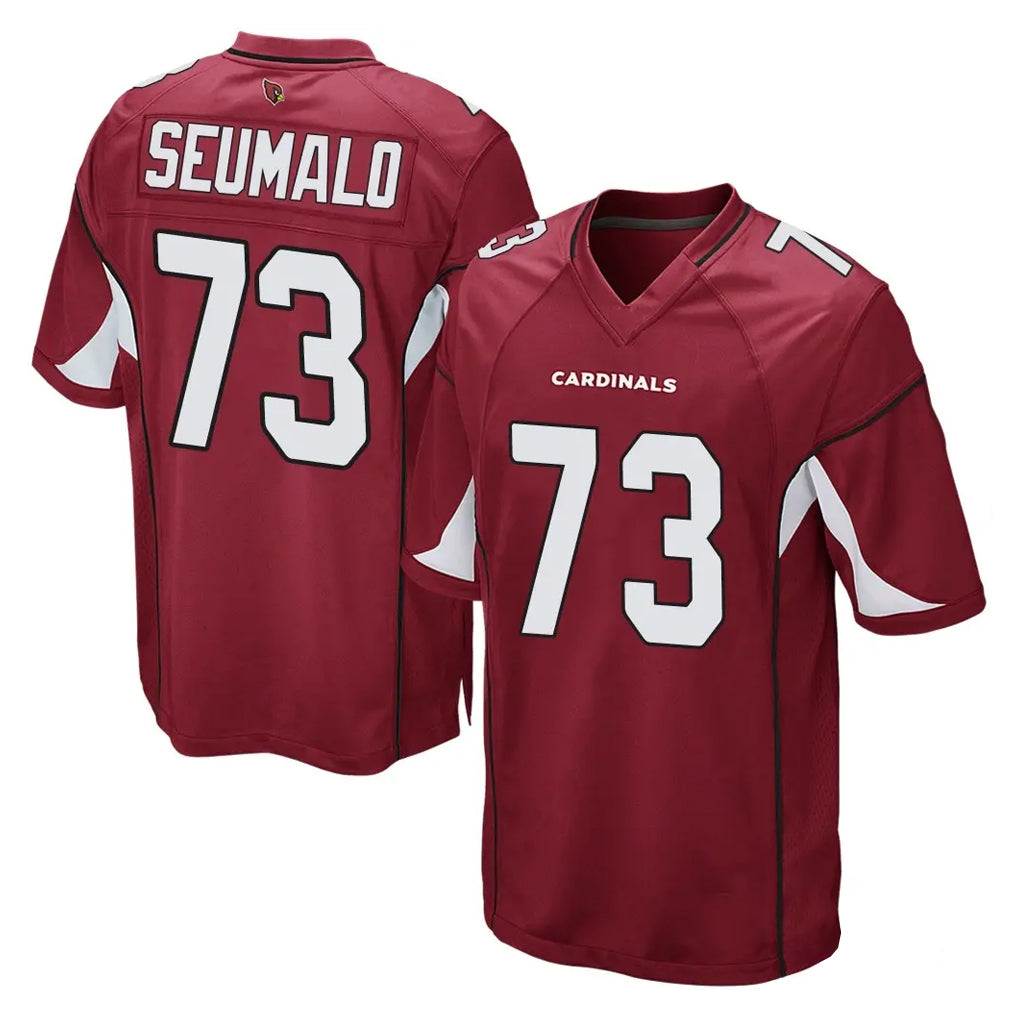 A.Cardinals #73 Isaac Seumalo Player Cardinal Home Game Kdoa Stitched Jerseys