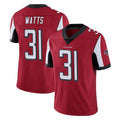 A.Falcons #31 Xavier Watts Player Red Color Vapor Untouchable Limited Home Game Kdoa Stitched Jerseys