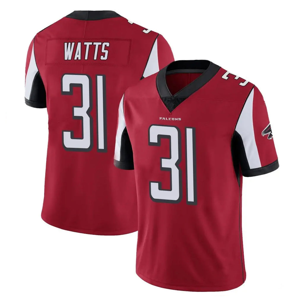 A.Falcons #31 Xavier Watts Player Red Color Vapor Untouchable Limited Home Game Kdoa Stitched Jerseys