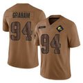 C.Browns #94 Mason Graham Player Brown Salute to Service Limited Home Game Kdoa Stitched Jerseys