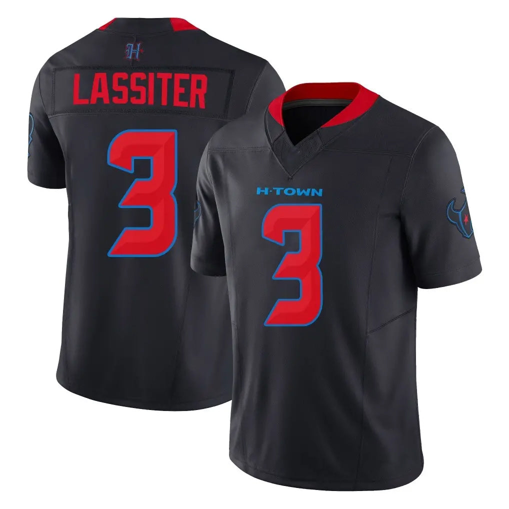 H.Texans #3 Kamari Lassiter Player Navy Limited 2nd Alternate Vapor F.U.S.E. Home Game Kdoa Stitched Jerseys