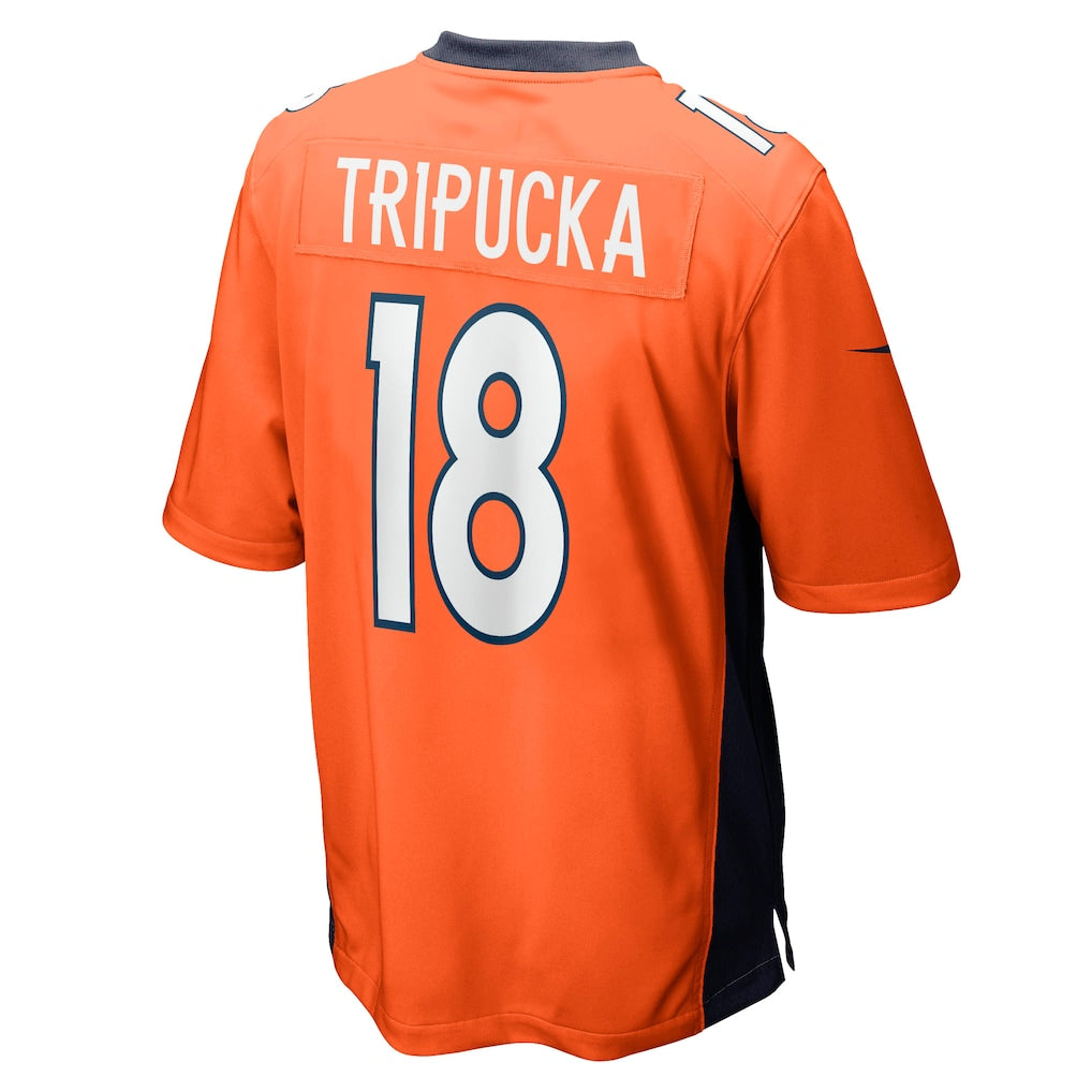 Kdoa D.Broncos #18 Frank Tripucka Orange Retired Player Jersey