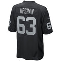 Kdoa LV.Raiders #63 Gene Upshaw Black Game Retired Player Jersey