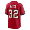 Kdoa TB.Buccaneers #32 Josh Hayes Red Game Jersey
