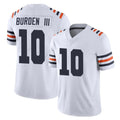 C.Bears #10 Luther Burden III Player White Classic Vapor Limited Home Game Kdoa Stitched Jerseys