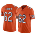 C.Bears #62 Joe Thuney Player Orange Alternate Vapor Limited Home Game Kdoa Stitched Jerseys
