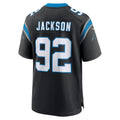 Kdoa C.Panthers #92 Cam Jackson Black Team Game Jersey