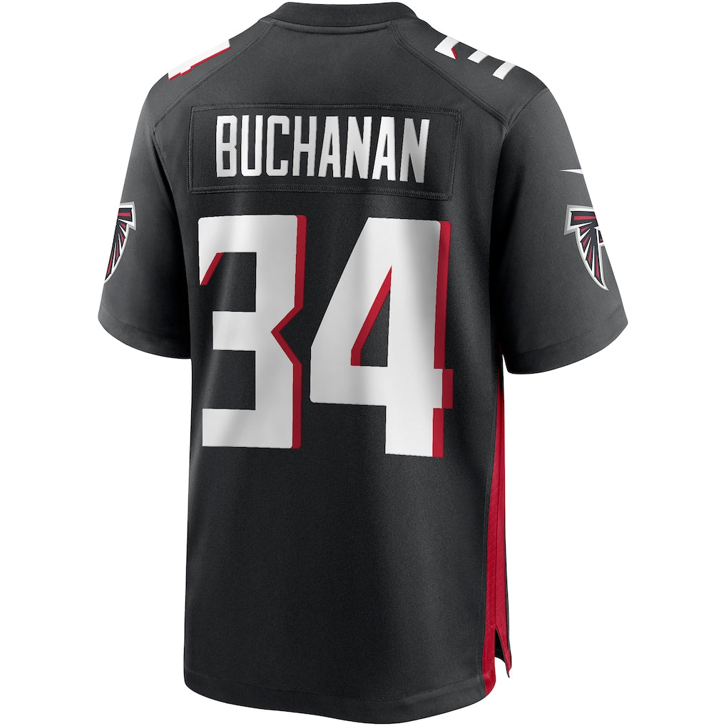 Kdoa A.Falcons #34 Ray Buchanan Black Team Game Jersey