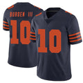 C.Bears #10 Luther Burden III Player Navy Blue Alternate Vapor Untouchable Limited Kdoa Stitched Jerseys