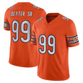 C.Bears #99 Gervon Dexter Sr. Player Orange Vapor F.U.S.E. Limited Home Game Kdoa Stitched Jerseys