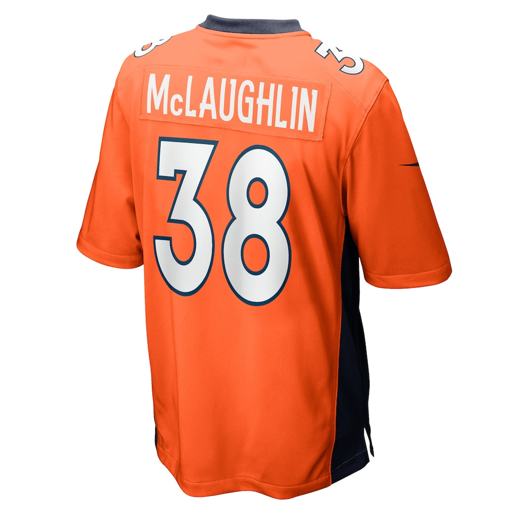 Kdoa D.Broncos #38 Jaleel McLaughlin Orange Game Jersey