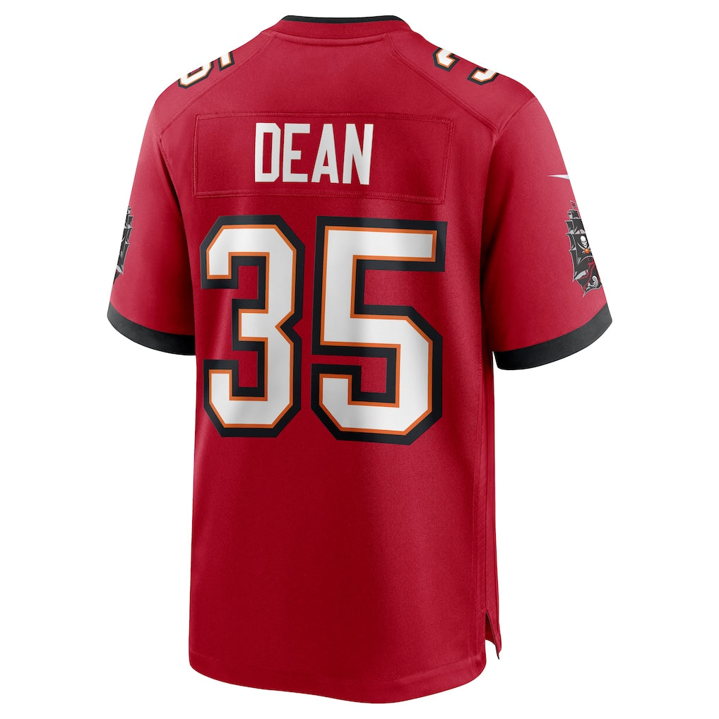 Kdoa TB.Buccaneers #35 Jamel Dean Red Game Jersey