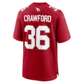 Kdoa A.Cardinals #36 Kitan Crawford Cardinal Team Game Jersey