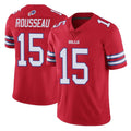 B.Bills #15 Greg Rousseau Player Red Vapor Untouchable Limited Kdoa Stitched Jerseys
