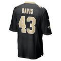 Kdoa NO.Saints #43 Michael Davis Black Team Game Jersey