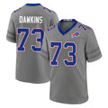 B.Bills #73 Dion Dawkins Player Gray Nickel City Home Game Kdoa Stitched Jerseys