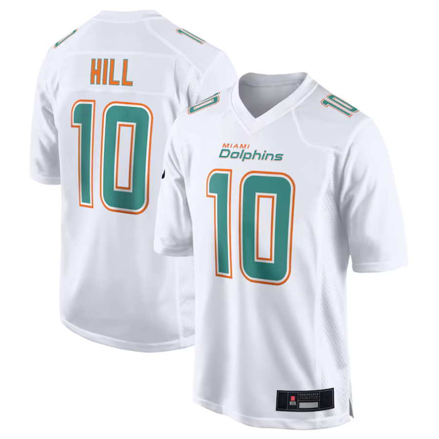 Kdoa #10 Tyreek Hill Player M.Dolphins White Fashion Game Stitched Jerseys