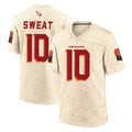 A.Cardinals #10 Josh Sweat Player Cream Rivalries Collection Game Kdoa Stitched Jerseys