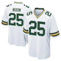 GB.Packers #25 Keisean Nixon Player White Home Game Kdoa Stitched Jerseys