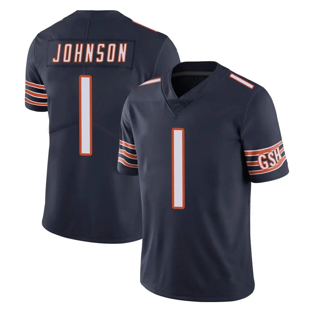 C.Bears #1 Jaylon Johnson Player Navy Vapor Untouchable Limited Home Game Kdoa Stitched Jerseys