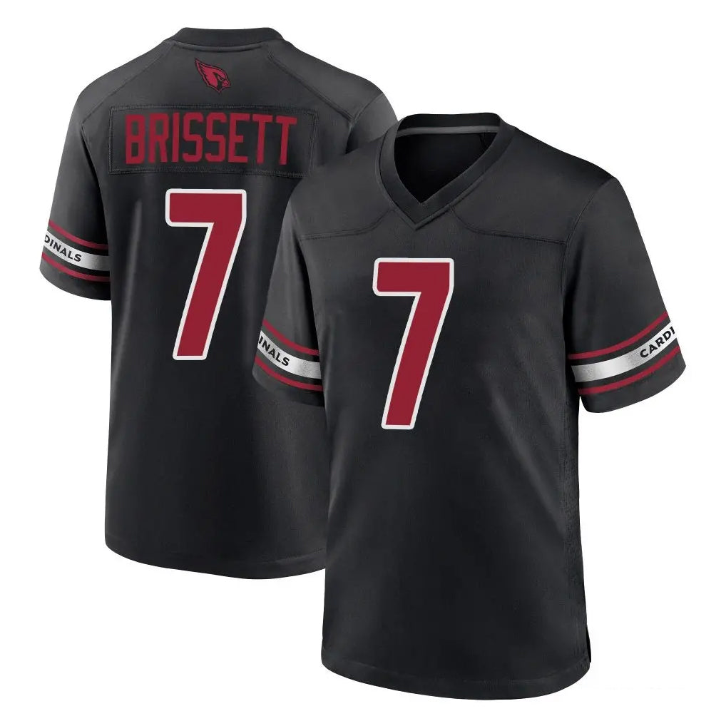 A.Cardinals #7 Jacoby Brissett Player Black Alternate Game Kdoa Stitched Jerseys
