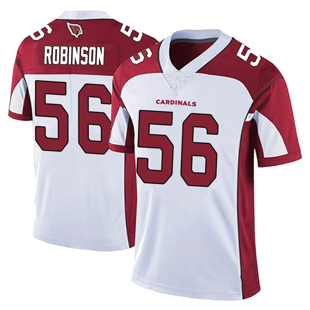 A.Cardinals #56 Darius Robinson Player White Vapor Limited Home Game Kdoa Stitched Jerseys
