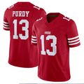 Kdoa SF.49ers #13 Brock Purdy Player Scarlet Vapor F.U.S.E. Limited Stitched Jerseys