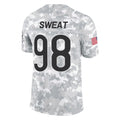 C.Bears #98 Montez Sweat Player Arctic Camo Salute to Service Limited Kdoa Stitched Jerseys